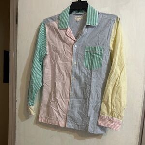 NWT J Crew pajama shirt in XS in multiple colors.